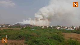 Garbage Fire in Nagpur’s Bhandewadi Dump Yard Continues for Third Day
								